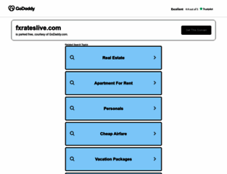 fxrateslive.com screenshot