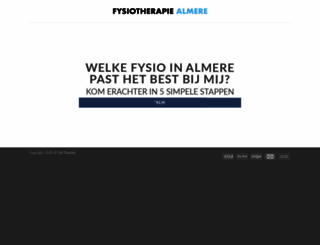 fysiotherapiealmere.nl screenshot