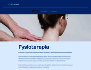 fysioturunen.fi screenshot