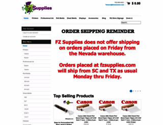 fzsupplies.com screenshot