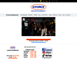 g-forceadventure.com screenshot