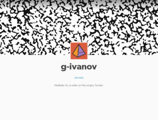 g-ivanov.tumblr.com screenshot