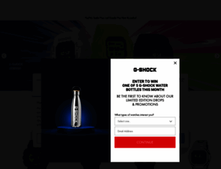 g-shock.com screenshot