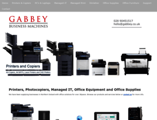 gabbey.co.uk screenshot