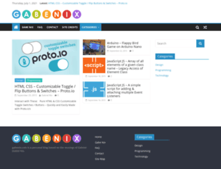 gabenix.com screenshot