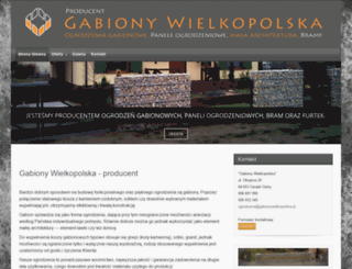 gabionywielkopolska.pl screenshot