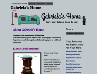 gabrielashome.com screenshot