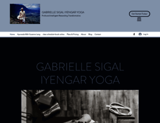 gabriellesigalyoga.com screenshot