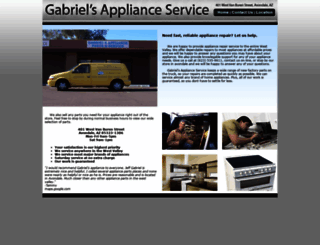 gabrielsapplianceservice.com screenshot