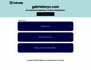 gabrielsnyc.com screenshot