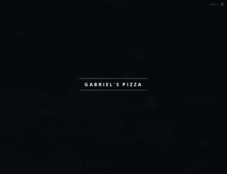 gabrielspizzas.com screenshot