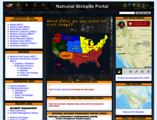 gacc.nifc.gov screenshot
