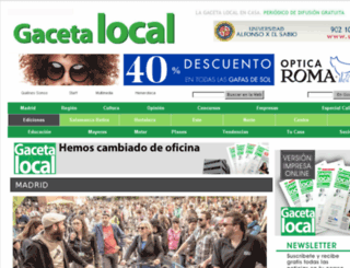 gacetaslocales.com screenshot