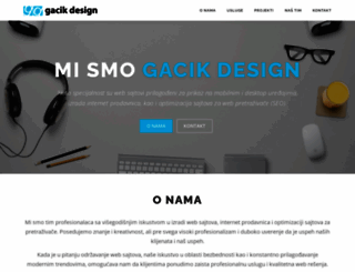 gacikdesign.com screenshot