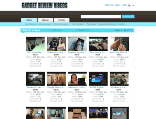gadget-review-videos.com screenshot
