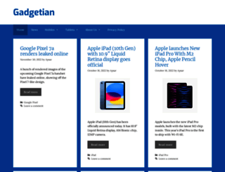 gadgetian.com screenshot