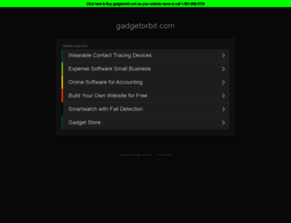 gadgetorbit.com screenshot