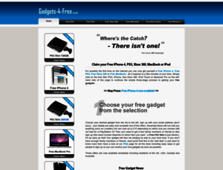 gadgets-4-free.co.uk screenshot