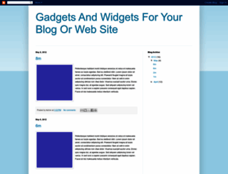 gadgets-widgets.blogspot.com screenshot