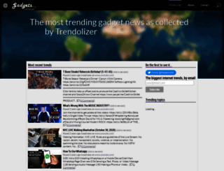 gadgets.trendolizer.com screenshot