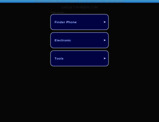 gadgetsfinder.com screenshot