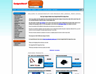 gadgetsnstuff.co.uk screenshot