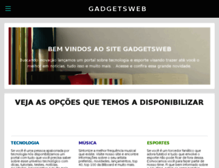 gadgetsweb.com.br screenshot