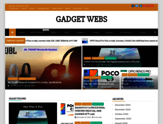gadgetwebs.com screenshot