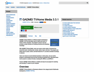gadmei-tvhome-media.updatestar.com screenshot