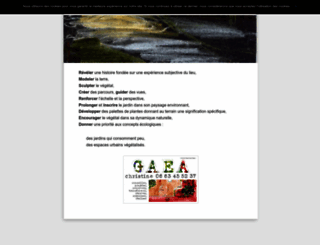 gaea-paysages.fr screenshot