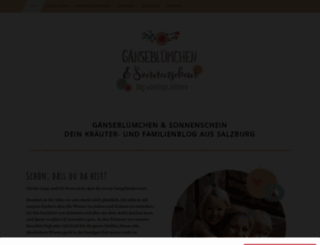 gaensebluemchensonnenschein.com screenshot