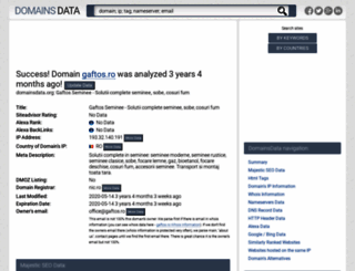 gaftos.ro.domainsdata.org screenshot