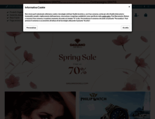 gaglianogioielli.com screenshot