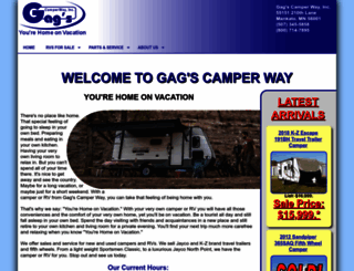gagscamperway.com screenshot
