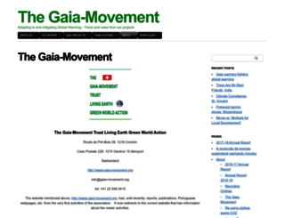 gaia-movement.org screenshot