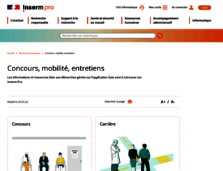 gaia.inserm.fr screenshot