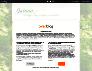 gaiana.over-blog.com screenshot