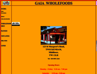 gaiawholefoods.co.uk screenshot