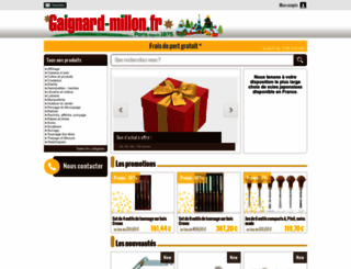 gaignard-millon.com screenshot