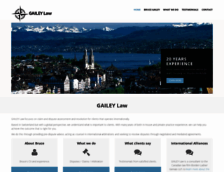 gailey-law.ch screenshot