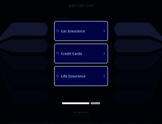 gaincall.com screenshot