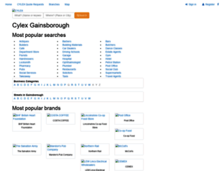 gainsborough.cylex-uk.co.uk screenshot