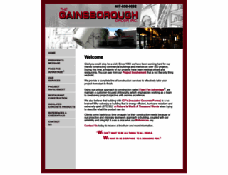 gainsboroughgroup.com screenshot