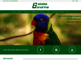 gaiolaslondrina.com.br screenshot