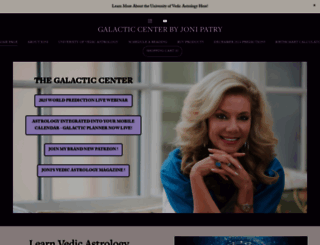 galacticcenter.org screenshot