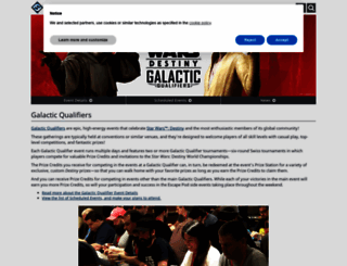 galacticqualifiers.com screenshot
