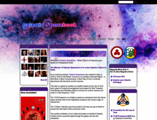 galacticspacebook.com screenshot