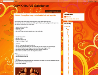 galadances.blogspot.com screenshot