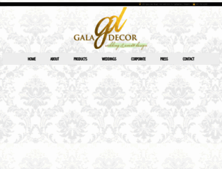 galadecor.ca screenshot