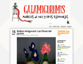 galamigurumis.com screenshot